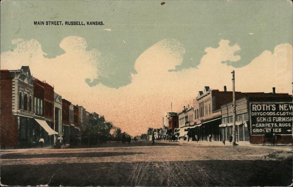 Main Street Russell Kansas