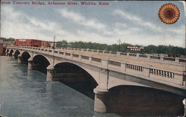 Great Concrete Bridge, Arkansas River Wichita