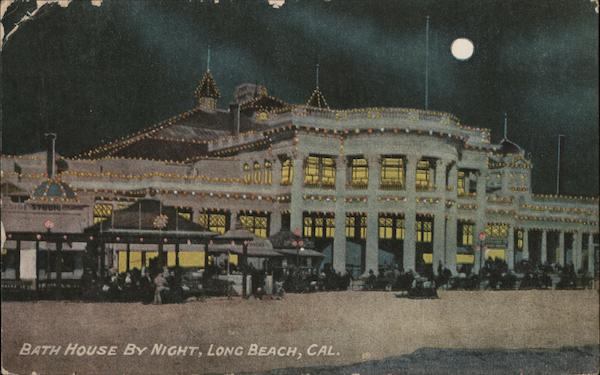 Bath House by Night Long Beach California
