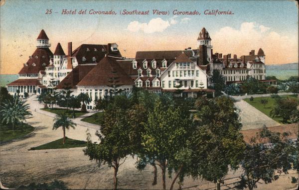 Hotel del Coronado (Southeast View) California