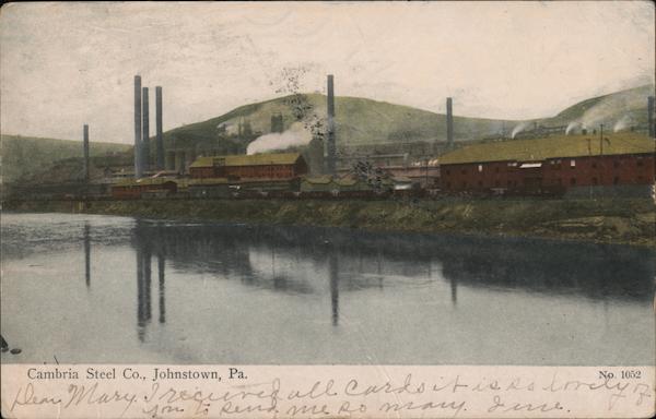 Cambria Steel Co. Johnstown Pennsylvania