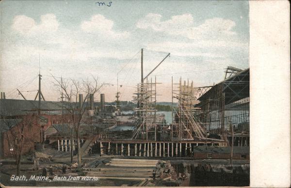 View of Iron Works Bath Maine