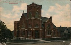 St. Mark's Evangelical Lutheran Church Atchison, KS Postcard Postcard Postcard