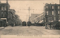 Corner 5th & Commercial Street Postcard