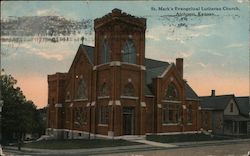 St. Mark's Evangelical Lutheran Church Atchison, KS Postcard Postcard Postcard