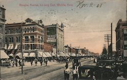 Douglas Avenue Looking East Postcard