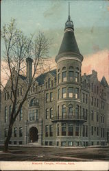 Masonic Temple Postcard