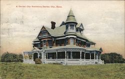 A Garden City Residence Kansas Postcard Postcard Postcard