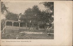 Spring Mountain House Schwenksville, PA Postcard Postcard 