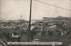 Looking from the Union Depot Postcard