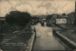 Schulykill Canal Postcard