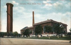 Galveston Water Works Plant Postcard