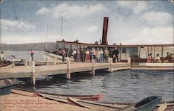 Steamer "Majestic" at Conference Point Postcard