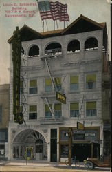Louis C. Schindler Building, 708-710 K Street Sacramento, CA Postcard Postcard Postcard