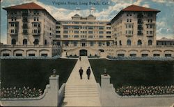 Virginia Hotel Long Beach, CA Postcard Postcard Postcard