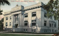 Public Library Postcard