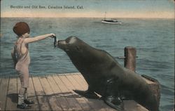 Bernice and Old Ben Postcard