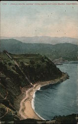 Pebble Beach, Lovers' Cove Santa Catalina Island, CA Postcard Postcard Postcard