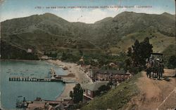 On the Drive, Overlooking Avalon Santa Catalina Island, CA Postcard Postcard Postcard