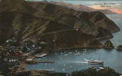 Avalon, Main View, From Park Santa Catalina Island, CA Postcard Postcard Postcard