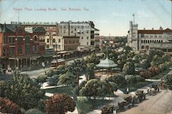 Alamo Plaza Looking North Postcard