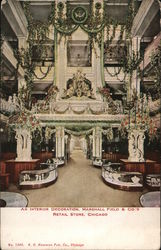 An Interior Decoration, Marshall Field & Co.'s Retail Store Postcard