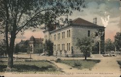Circle Dormitory and Professors' Homes, University of Arizon Postcard