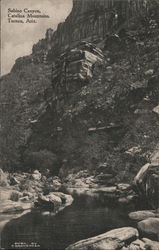Sabino Canyon, Catalina Mountains Postcard