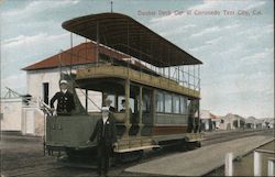 Double Deck Car, Tent City Coronado, CA Postcard Postcard Postcard