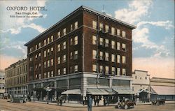 Oxford Hotel Fifth Street At The Corner of F. Postcard