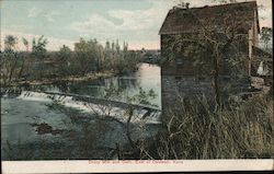 Drury mill and Dam Caldwell, KS Postcard Postcard Postcard