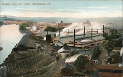 Reading Iron Co's Plant Pennsylvania Postcard Postcard Postcard