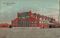 Erie Engine Works Postcard