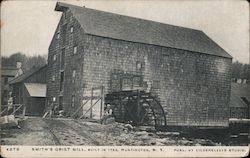 Smith's Grist Mill, Built in 1752 Postcard