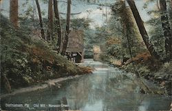 Old Mill-Monacco Creek Postcard