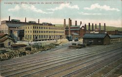 Corning Glass Works, largest in the world Postcard