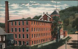 View of Woolen Mill Postcard