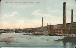 Mills on Merrimac River Postcard