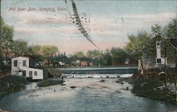 Mill River Dam Stamford, CT Postcard Postcard Postcard