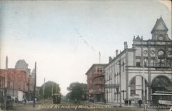 Broad Street Looking North Postcard