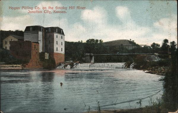 Hogan Milling Co, on the Smoky Hill River Junction City Kansas