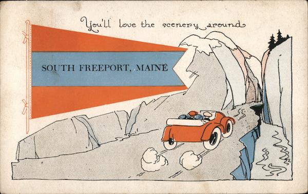 Tourism Advertisement South Freeport, Maine