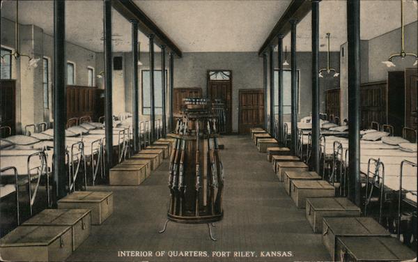 Interior of Quarters Fort Riley Kansas