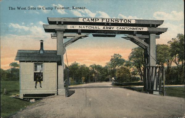 The West Gate Camp Funston Kansas