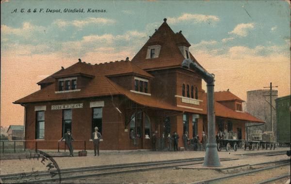 A.C. & S.F. Depot Winfield Kansas