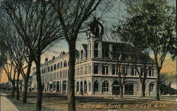 City Building Winfield, Kan Kansas