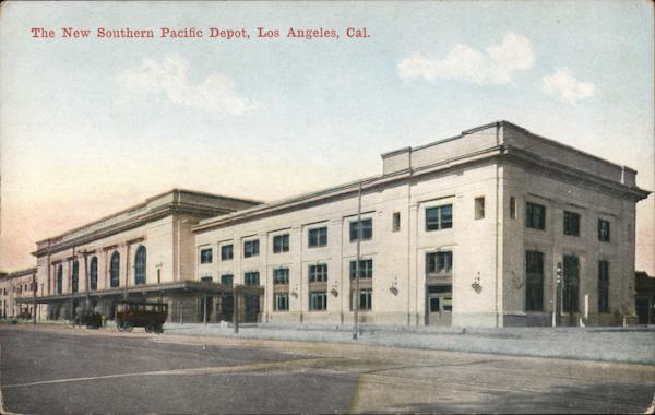 The New Southern Pacific Depot Los Angeles California