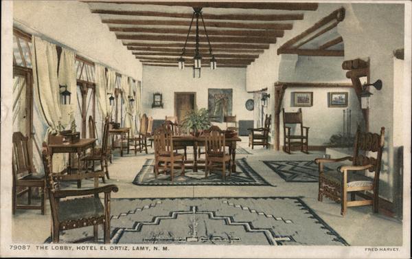 The Lobby Hotel El Ortiz Lamy New Mexico