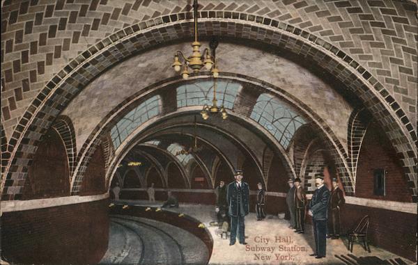 City Hall Subway Station New York New York City