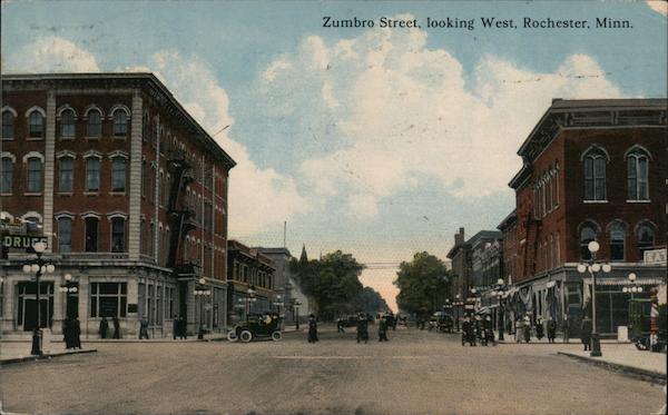 Zumbro Street, Looking West Rochester Minnesota